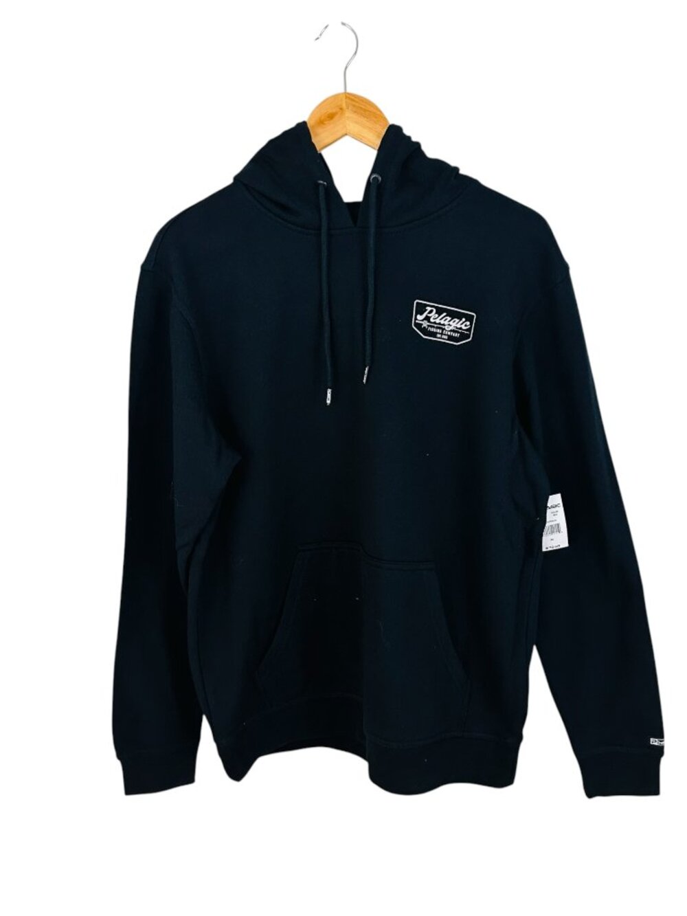 Pelagic Men's Size M Rodman Pullover Black Sweatshirt Hoodie NEW